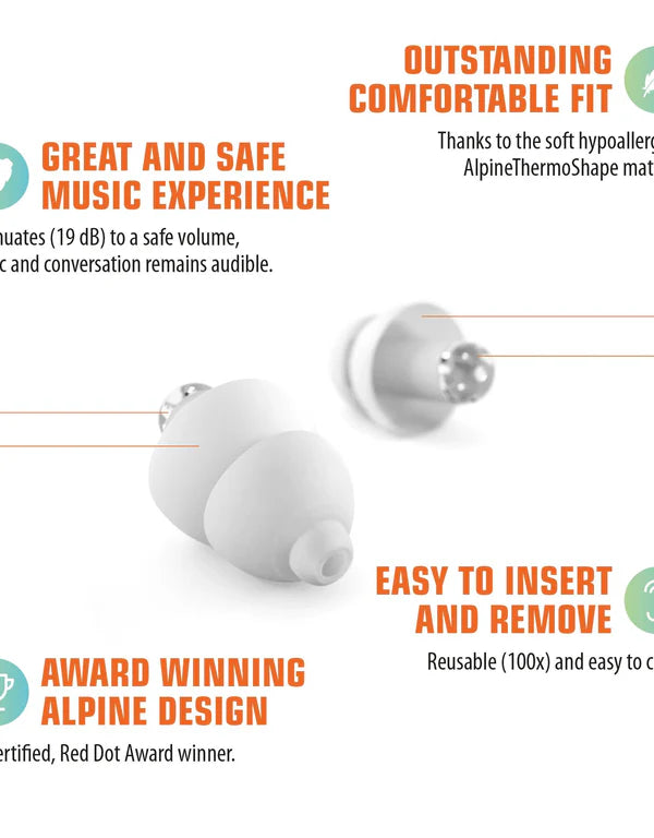 Alpine Partyplug Music Earplugs