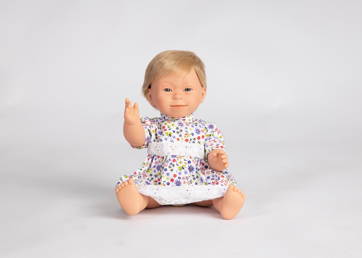 Doll_with_down_syndrome_features_40cm_short_hair_girl_Blonde