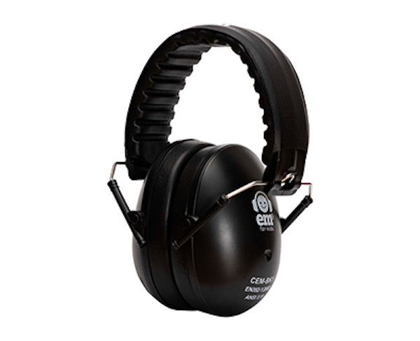 Ems for Kids earmuffs- Black