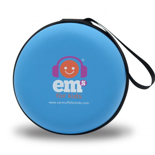 Em for Kids Hard case for Ems Earmuffs- Blue