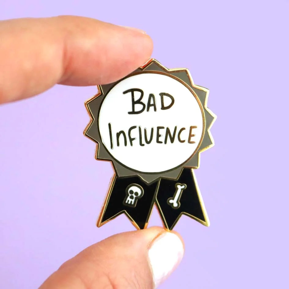 Jubly-Umph_Bad_influence_lapel_pin