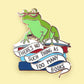 Jubly-Umph_theres_no_such_thing_as_too_many_books_lapel_pin