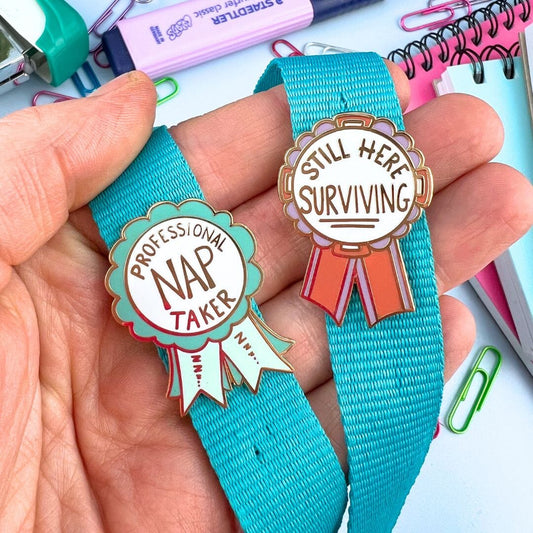 Jubly-Umph Professional Nap Taker Award Lapel Pin