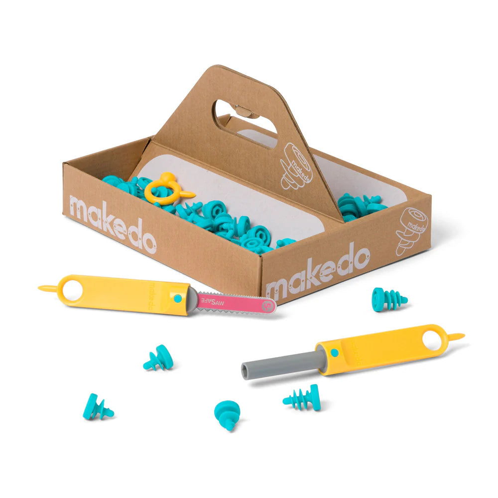 Makedo Explore Upcycled Cardboard Construction Toolkit- Medium