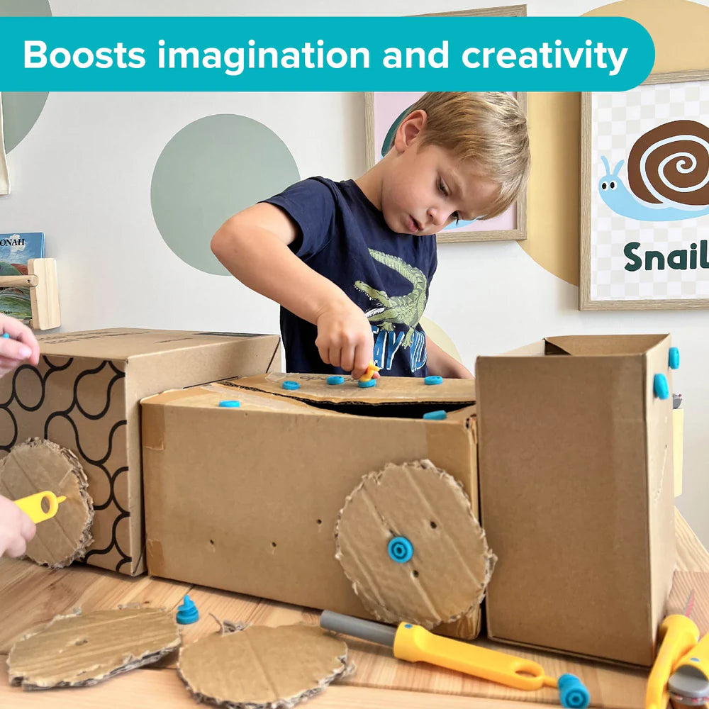 Makedo Upcycled Cardboard Construction Toolkit- Starter