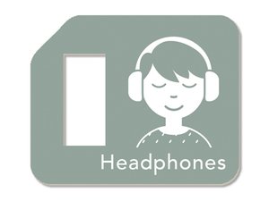 REMINDABLES Headphones Tag