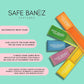 Safe Banz- Waterproof Reflective Wristband for Worry-Free Adventures- Green