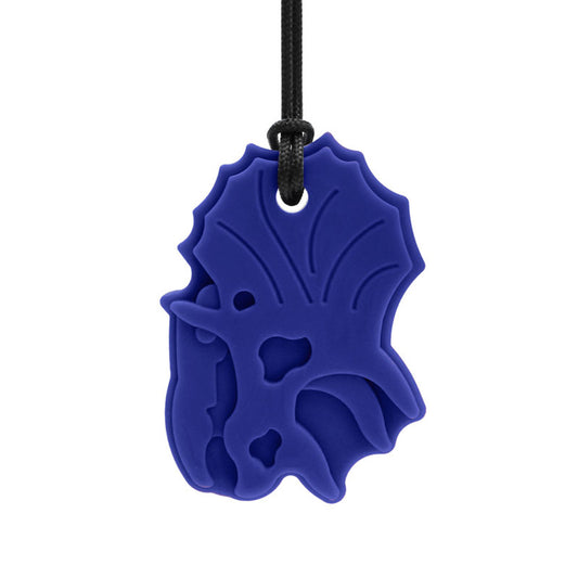 ARK's_Triceratops_Chew_Necklace_dark_blue